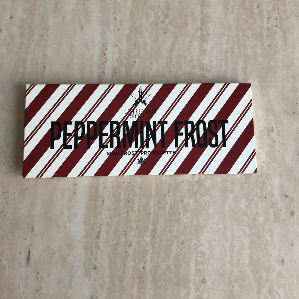 SOLD -Jeffree Star peppermint frost palette